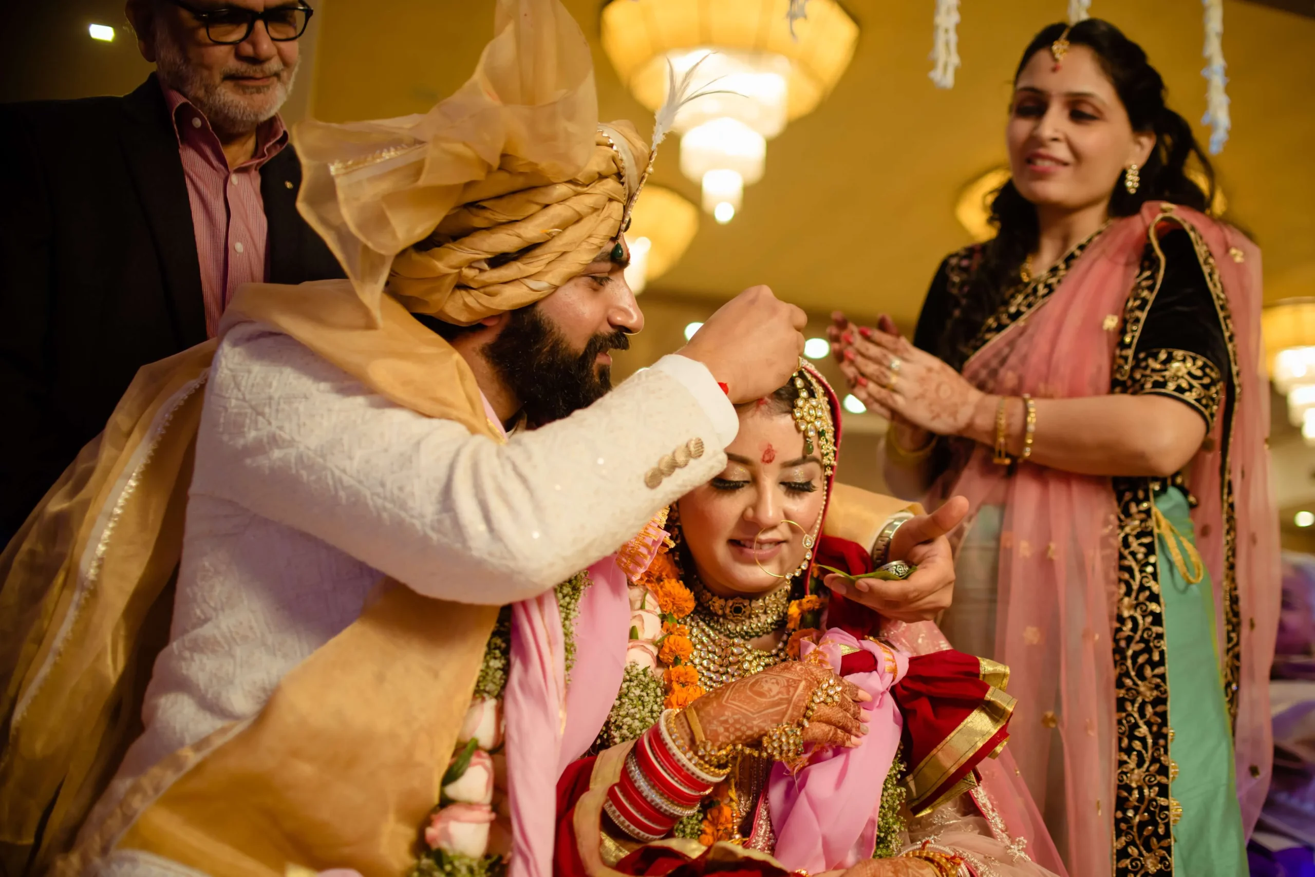 Guests at a Delhi NCR wedding