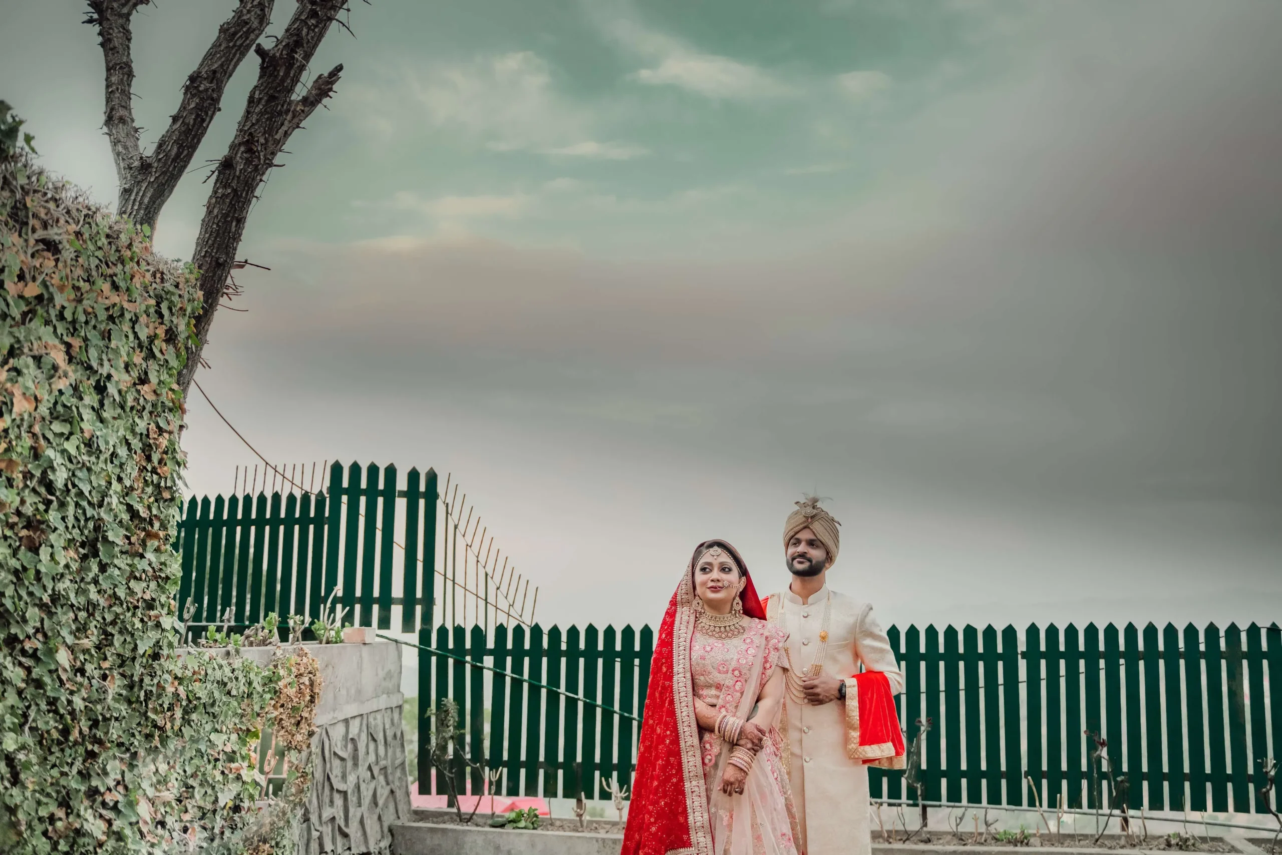 Drone view of a wedding venue, Ghaziabad
