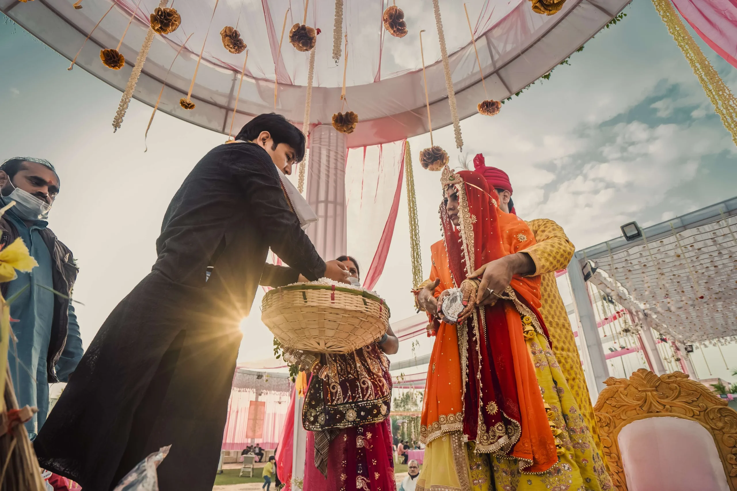 Aerial wedding photography, Gurgaon