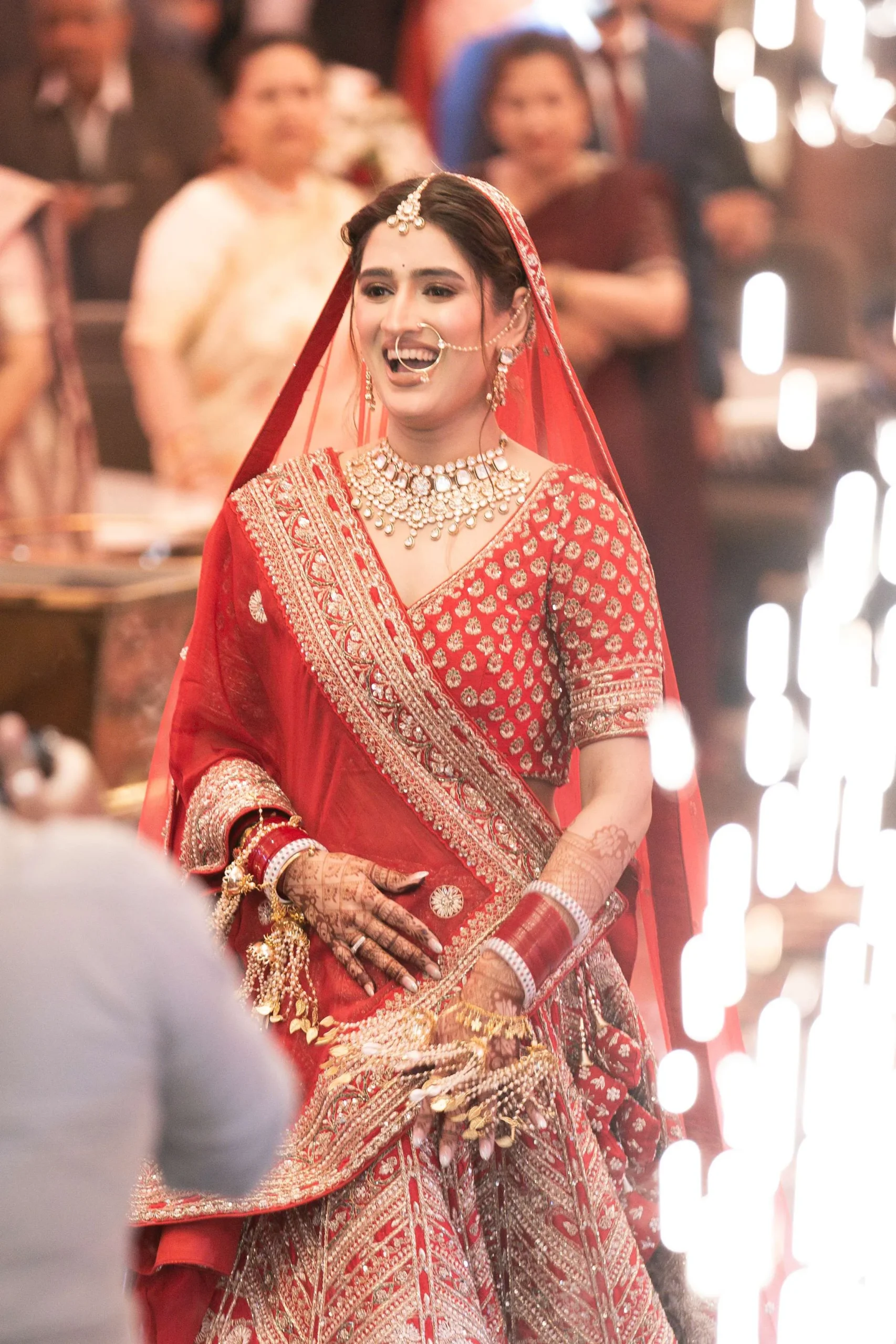 Wedding reception and sangeet photography in Delhi NCR