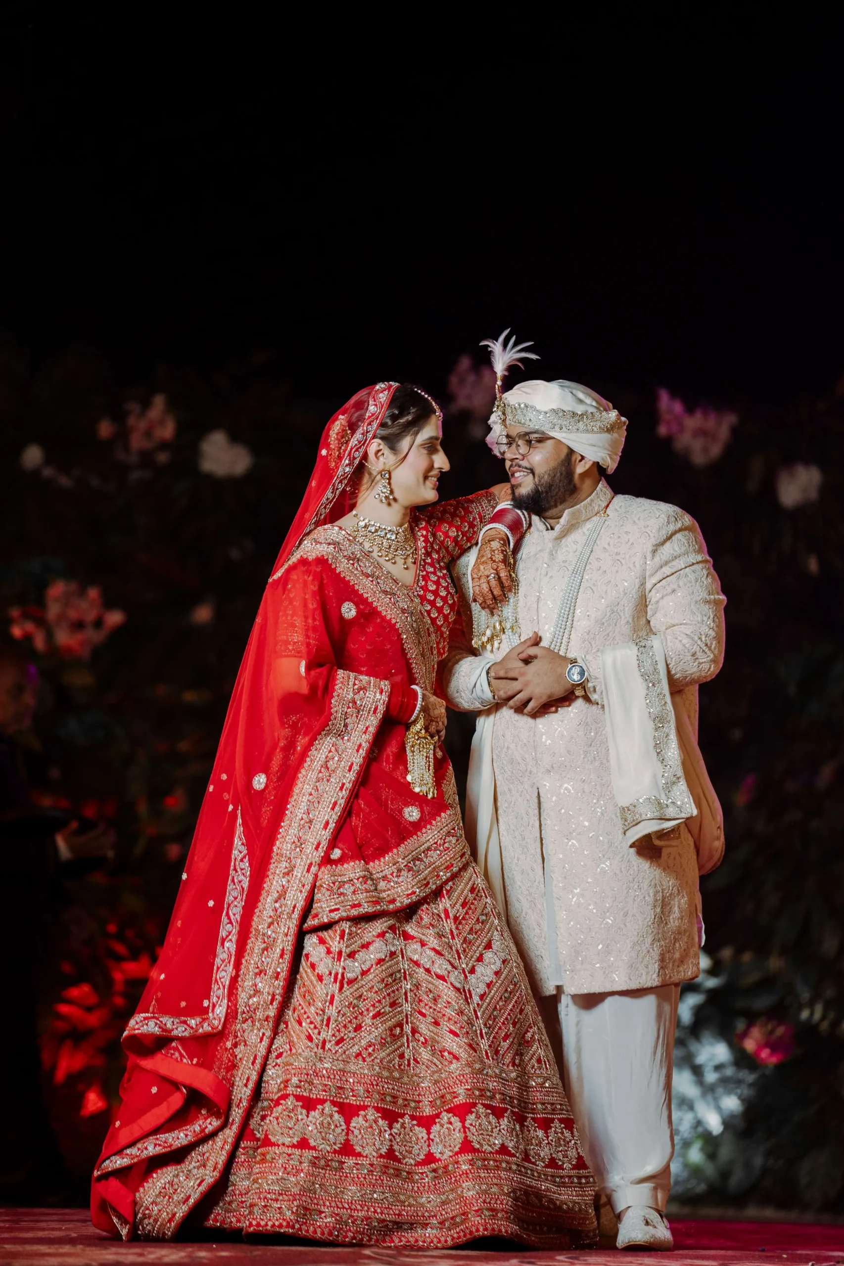 Wedding reception and sangeet photography in Delhi NCR