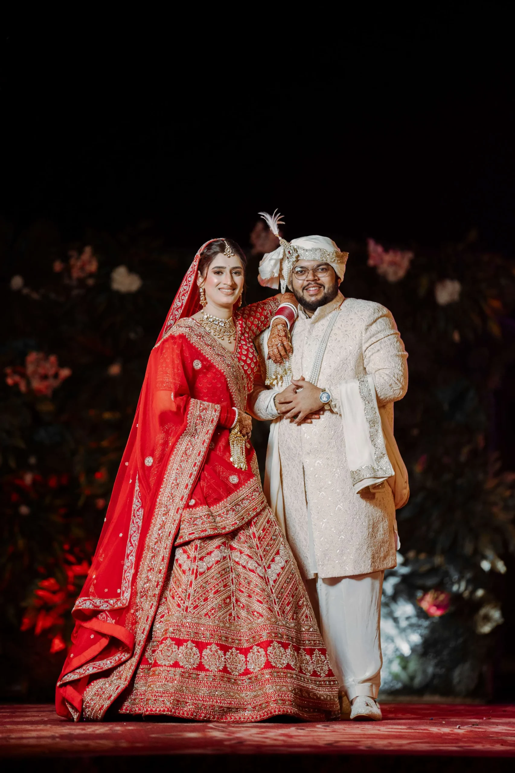 Wedding reception and sangeet photography in Delhi NCR